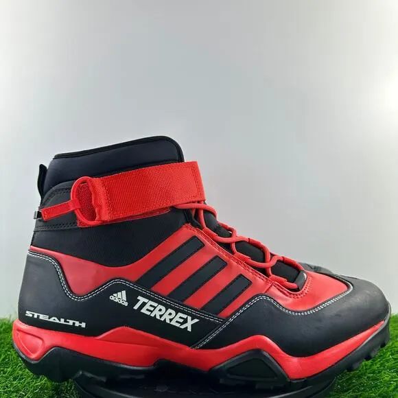 Adidas Terrex Hydro Lace Men Size 10 Red Canyoning Hiking Trail Boots CQ1755 NEW