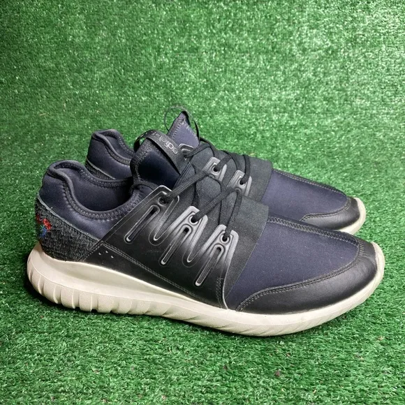 Adidas Tubular Doom Shoes Mens Sz 11.5 Black White Athletic Trainers Sneakers