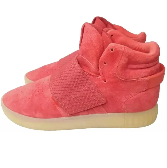 Adidas Tubular Invader Strap Red Shoes Men's Size 11 Sneakers BB5039