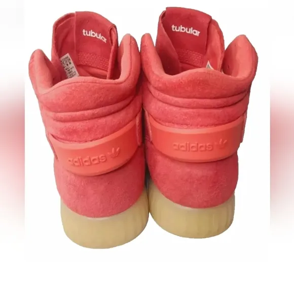 Adidas Tubular Invader Strap Red Shoes Men's Size 11 Sneakers BB5039