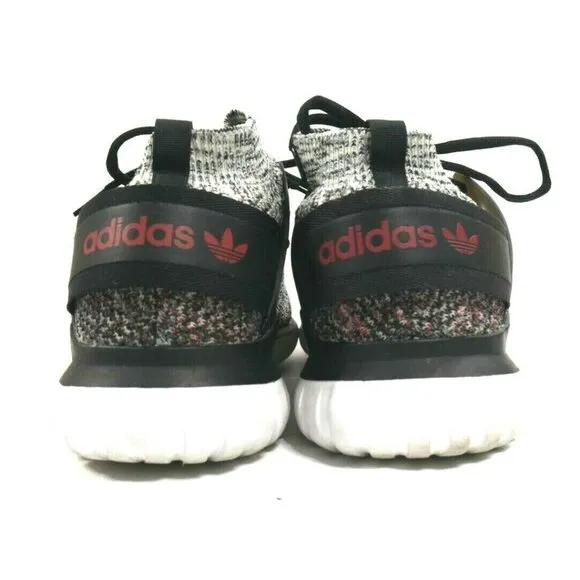 Adidas Tubular Nova Primeknit Sneakers Running Shoes Red Black Mens US 11.5