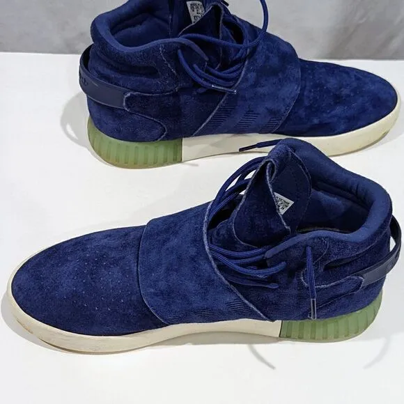 Adidas Tubular Invader Strap Men's Shoes Dark Blue-Dark Blue bb5041