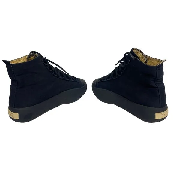 Adidas Y-3 Mens Size 5 Bashyo Core Black ac7517 Lace Up Sneakers Shoes