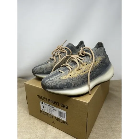 Adidas Yeezy Boost 380 Mist Shoes Mens Size 7.5 FX9764