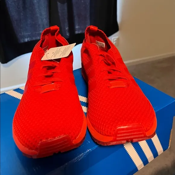 Adidas ZX Flux PK Primeknit shoes sneakers new S76497 Red October Mens Size 10.5