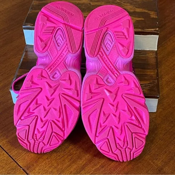 Adidas Falcon Shock Pink Torsion Glitter Women's Sneakers Shoes Size 7