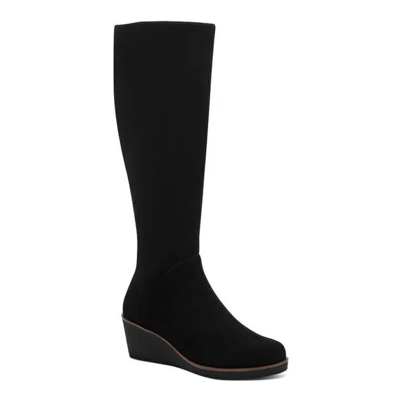 Aerosoles Binocular Winter Boots Black Suede - 8M - New in Box