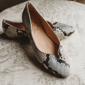 AGL Mimosa Ballet Flats in Snake size 36 US 6 Italy $420 Shoes