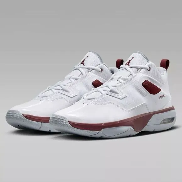 Air Jordan Stay Loyal 3 Basketball Shoes FB1396-160 White Burgundy Mens 13