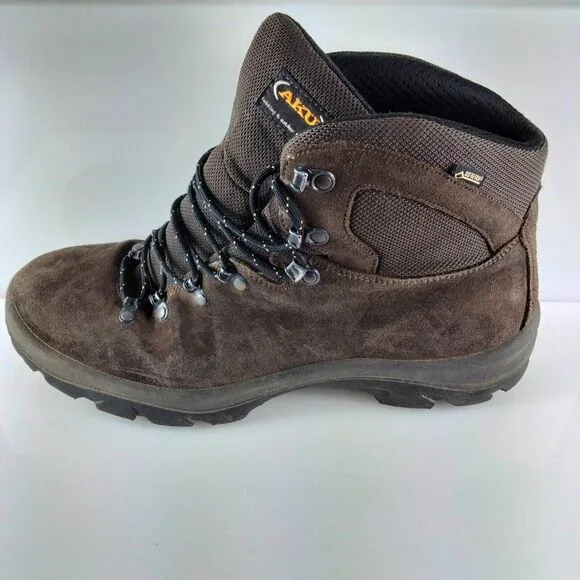 AKU Gore Tex Leather Suede Mens Hiking Boots US Sz 12 Brown