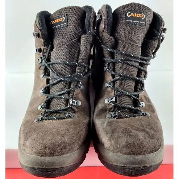 AKU Gore Tex Leather Suede Mens Hiking Boots US Sz 12 Brown