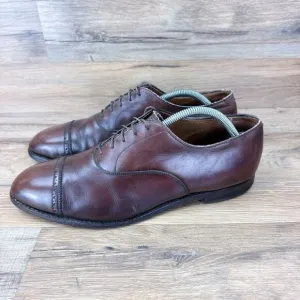 Alden Men’s Size 9.5B Brown 900 Shoes Hampton Last Punched Cap Calf Burgundy