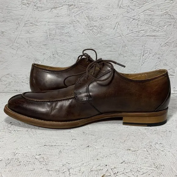 Aldo Leather Dress Shoes Lace Up Mens Size 11 Brown