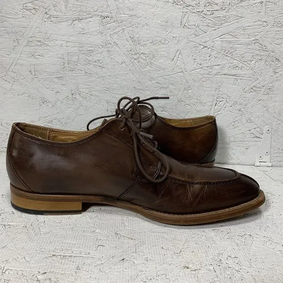 Aldo Leather Dress Shoes Lace Up Mens Size 11 Brown