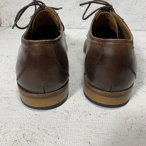 Aldo Leather Dress Shoes Lace Up Mens Size 11 Brown