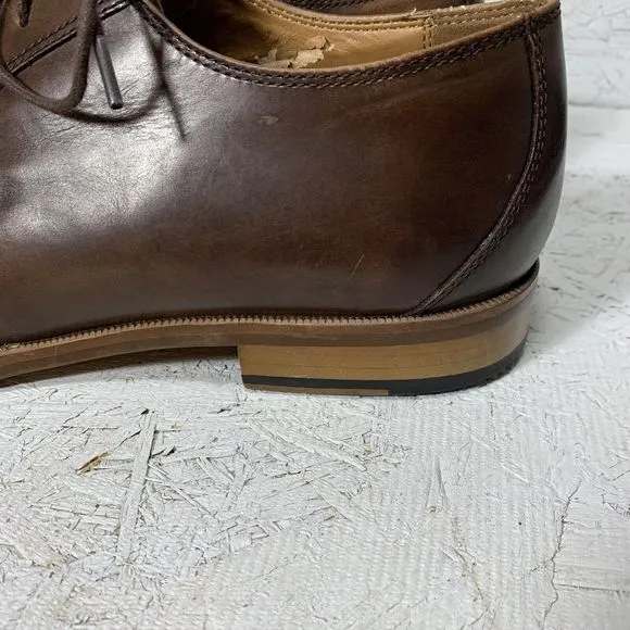 Aldo Leather Dress Shoes Lace Up Mens Size 11 Brown