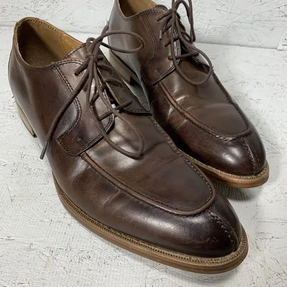 Aldo Leather Dress Shoes Lace Up Mens Size 11 Brown
