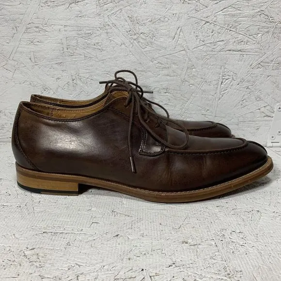 Aldo Leather Dress Shoes Lace Up Mens Size 11 Brown