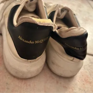 Alexander Mcqueen Oversized sneakers Leather LOW top shoes wedge bottom flats