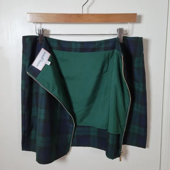 Alexia Admor Tina Mini Skirt | Plaid Skirt | Chic Skirt | Size 12