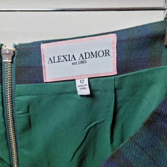 Alexia Admor Tina Mini Skirt | Plaid Skirt | Chic Skirt | Size 12