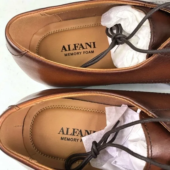 Alfani Darwin Tan Oxford Dress Shoes