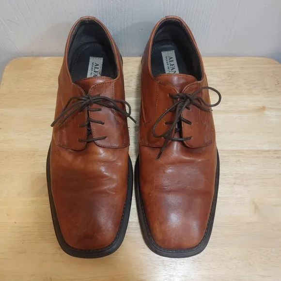Alfani Men's &quot;Paolo&quot; Laced Brown Oxford Dress Shoes Size 12M