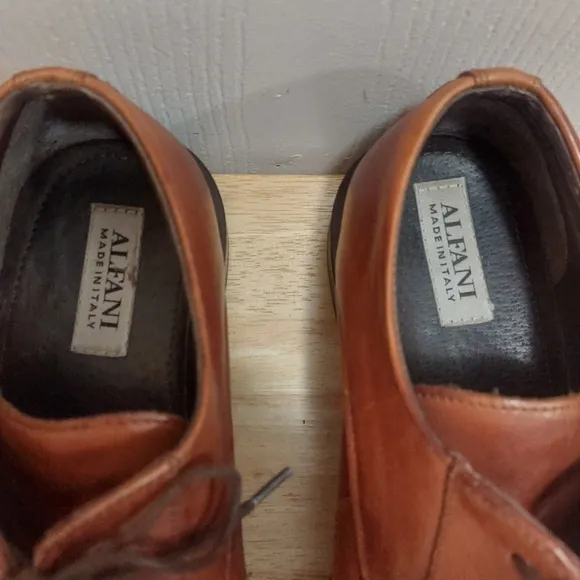 Alfani Men's &quot;Paolo&quot; Laced Brown Oxford Dress Shoes Size 12M