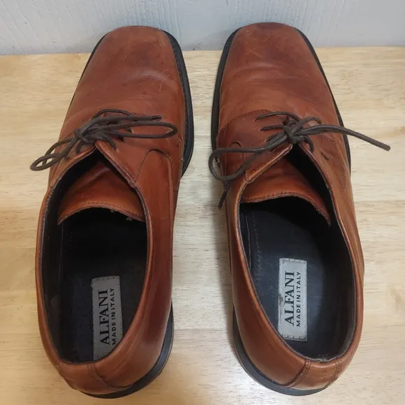 Alfani Men's &quot;Paolo&quot; Laced Brown Oxford Dress Shoes Size 12M