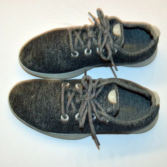 Allbirds gray US size 9 women's merino wool tennis shoes sneakers