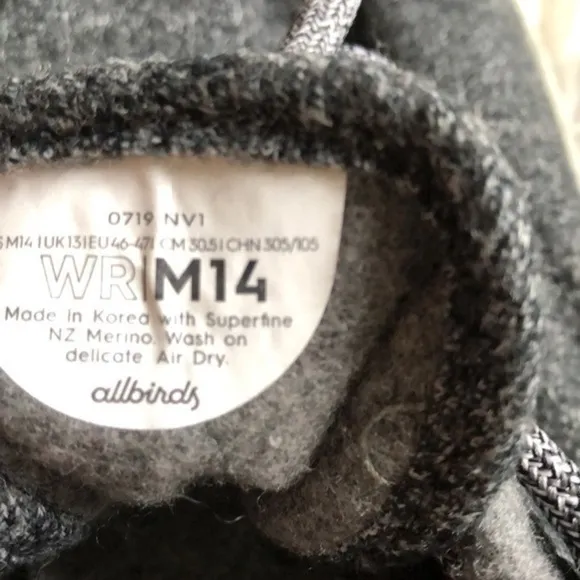 Allbirds heather gray tree runner sneakers 14