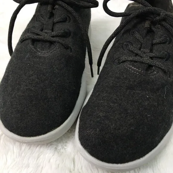 Allbirds Men's Dark Gray Wool Lace Up Sneakers Shoes Size 11