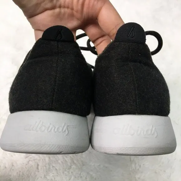 Allbirds Men's Dark Gray Wool Lace Up Sneakers Shoes Size 11