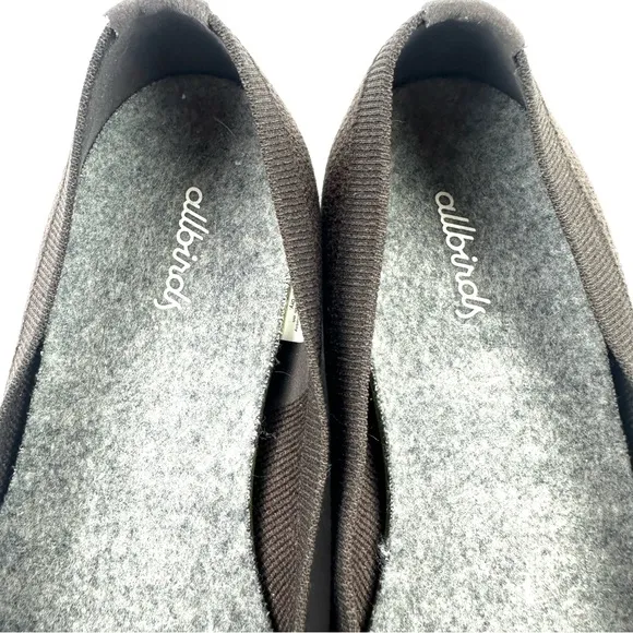 Allbirds Tree Breezers 7.5 Brown Knit Slip On Ballet Flats Shoes Womens