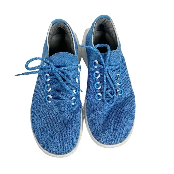 ALLBIRDS Tree Dasher 2 Blue Lace Up Sneakers Men's Size 13