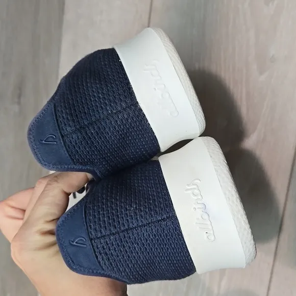 Allbirds Women Tree Runner Wool Athletic Navy Blue Sneakers Sz 10