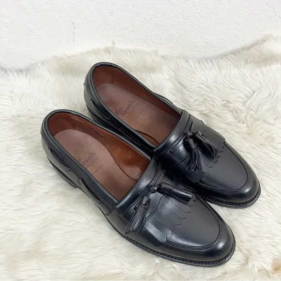 Allen Edmonds Alexandria Black Tassel Dress Shoes Size 10