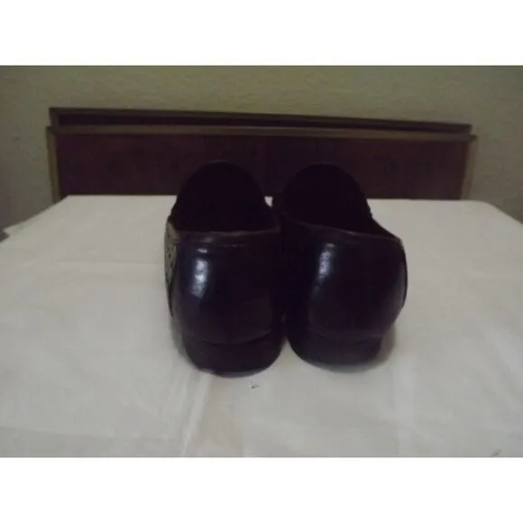 ALLEN‎ EDMONDS &quot;ST. LUCIA&quot; Black LOAFERS 9D $395 Italy Mens Dress Shoes