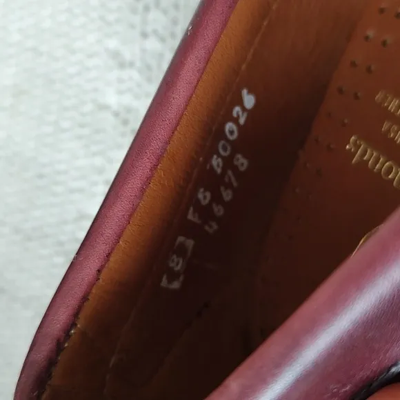 Allen Edmonds Cavanaugh Oxblood Penny Loafers 8 E - New Shoes