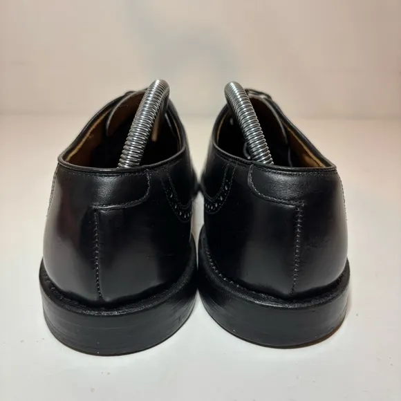 Allen Edmonds Chester 1903 Black Leather Wingtip Brogue Oxford Dress Shoes 9.5 B