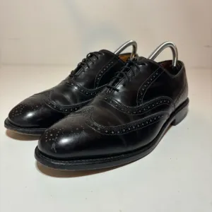 Allen Edmonds Chester 1903 Black Leather Wingtip Brogue Oxford Dress Shoes 9.5 B