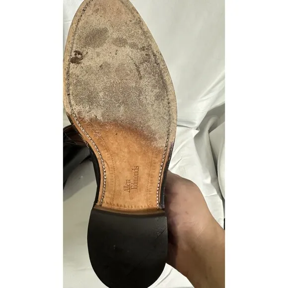 Allen Edmonds Delray Men's Dress Shoes Size 10.5 D Leather