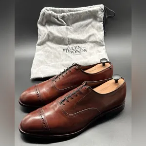 Allen Edmonds Fifth Avenue Cap-Toe Oxford 11.5 D Dark Chili Resoled w/ Extras