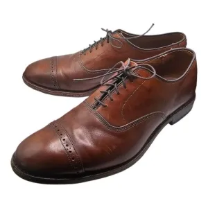 Allen Edmonds Fifth Avenue Coffee Brown Cap Toe Oxford Dress‎ Shoes Men's 9 D