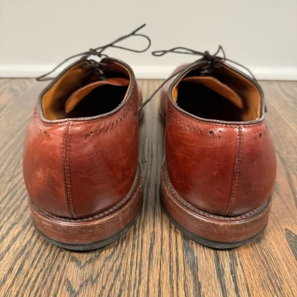 Allen Edmonds Hastings Brown Leather Oxford Dress Shoes size 11.5