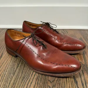 Allen Edmonds Hastings Brown Leather Oxford Dress Shoes size 11.5