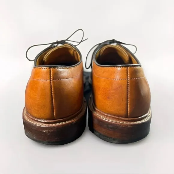 Allen Edmonds Hillcrest Brown Leather‎ Derby Dress Shoes US Size 9 1/2 D