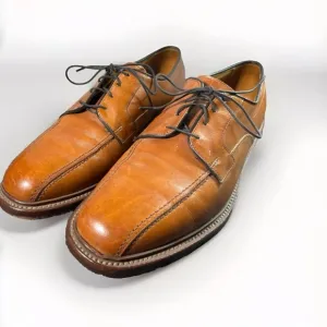 Allen Edmonds Hillcrest Brown Leather‎ Derby Dress Shoes US Size 9 1/2 D