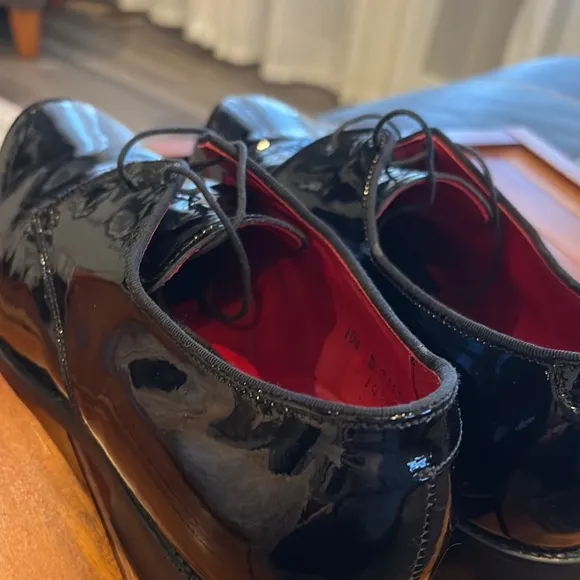 Allen Edmonds Kendall Tuxedo Loafers 10 1/2 D Derby Glossy Patent Leather