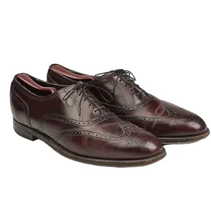 Allen Edmonds Mens 01445 Leather Loafer Dress Oxford shoes sz 9.5D